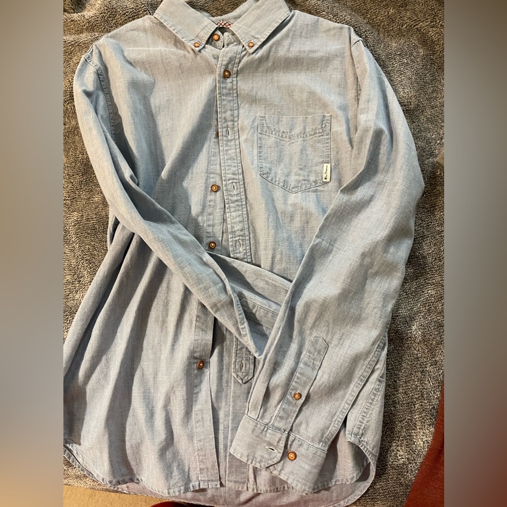 Ben Sherman light denim shirt long sleeve size M. Ben Sherman quality is amazing